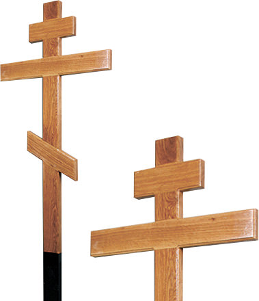 Крест дубовый без надписи