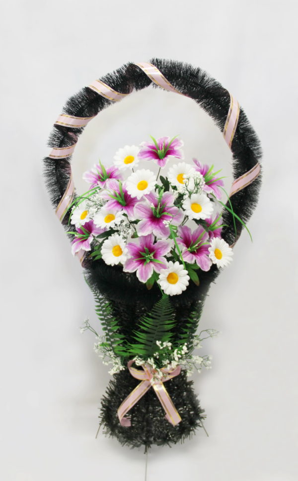 Корзина "Полевые цветы" 120 см
